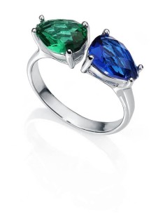 Anillo Viceroy Fashion Verde y Azul, 9006A012-59