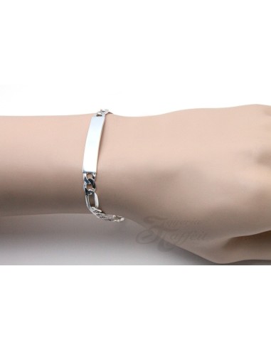 Esclava Eslabón 3x1 para Hombre en Plata