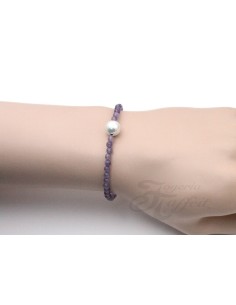 Pulsera Señora Perlas Orquidea, Amatista, 46247 2