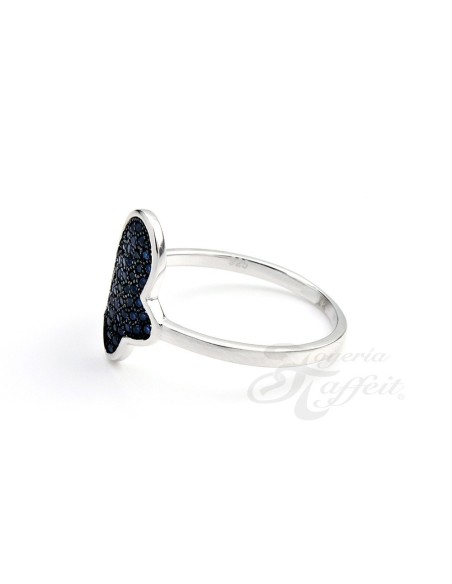 Anillo Mariposa de Circonitas Plata