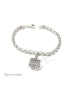 Pulsera en Plata, Eslabones Circulares 2
