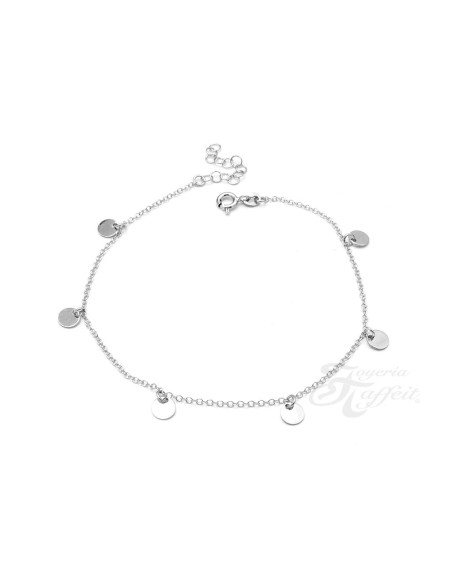Tobillera Mini Moon en Plata