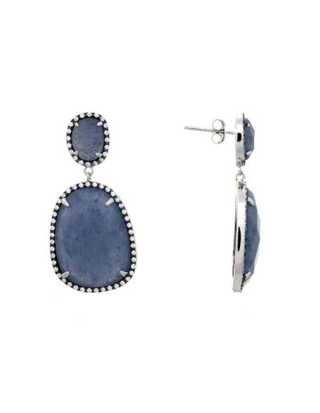 Pendientes Plata Señora LineArgent, A-14082-B