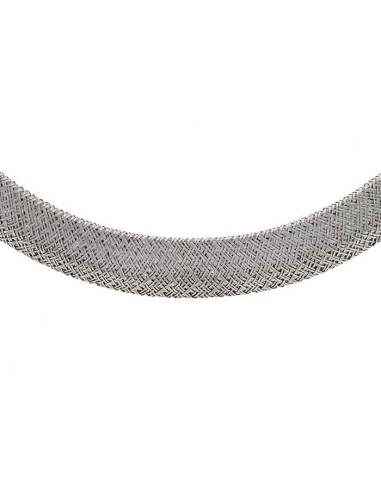 Gargantilla Señora Plata Tejida, LineArgent