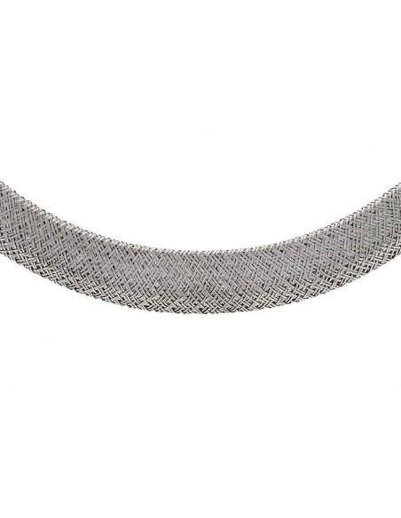 Gargantilla Señora Plata Tejida, LineArgent