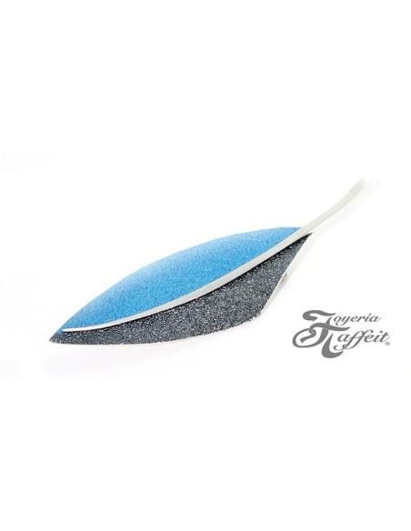Broche Plata Simeltech, Hoja Pigmento Azul, 0114255