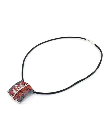 Colgante Plata Simeltech, Pigmento Rojo, 0116246P-1