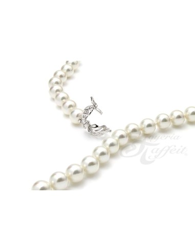 Collar Señora Perlas Orquidea,  Blanco, 01081045