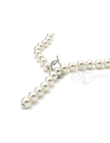 Collar Señora Perlas Orquidea,  Blanco, 01081045