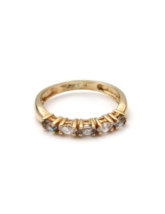 Anillo Oro Señora, con Circonitas, akr409 2