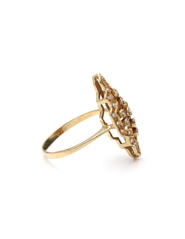 Anillo Oro Señora, con Circonitas, cli5