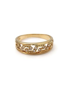 Anillo Oro Señora, con Circonitas, cam1076 2