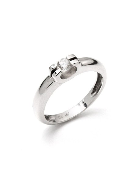 Anillo Oro Blanco Señora Diamantes, neo1