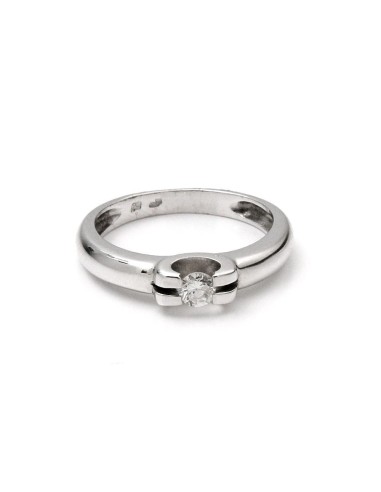 Anillo Oro Blanco Señora Diamantes, neo1
