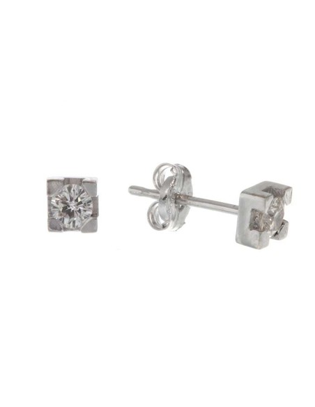 Pendientes Oro Blanco Señora Diamantes, akr1023