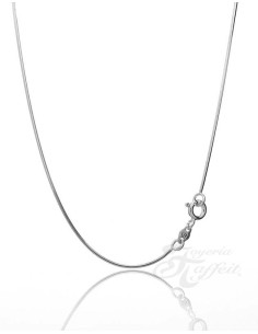 Cadena Cola de Topo Plata, Grosor 1,2 mm 2