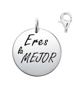 Colgante Dije Plata, Eres la Mejor
