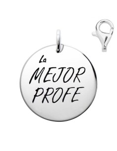 Colgante Dije Plata, La Mejor Profe