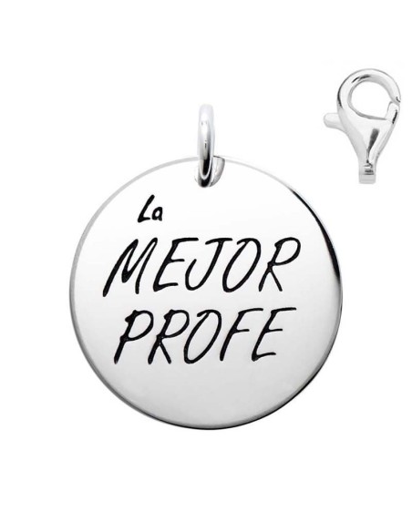 Colgante Dije Plata, La Mejor Profe