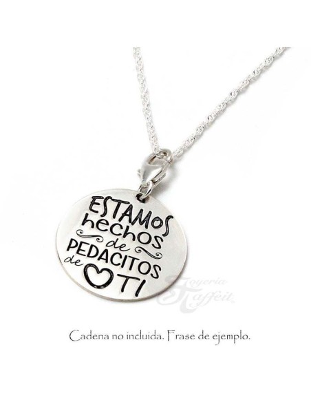 Colgante Dije Plata con Niño
