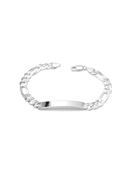 Esclava Eslabón 3x1 para Hombre en Plata