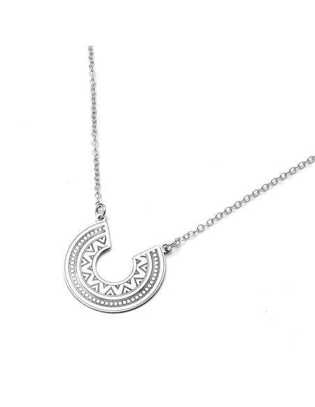 Colgante Círculo Maya en Plata