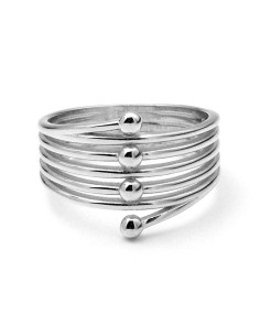 Anillo Bolitas en Plata 2