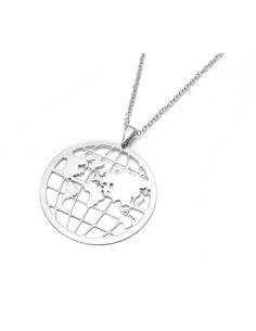 Colgante el Mundo en Plata