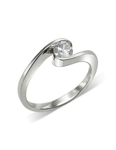 Anillo Circonita Abrazado