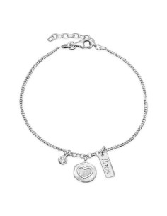 Pulsera Corazón Love en Plata