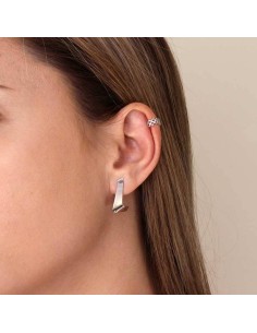 Pendientes Boomerang en Plata 2