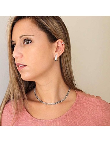 Colgante Gargantilla Barbada en Plata