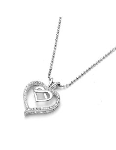 Colgante Corazones San Valentín de Plata