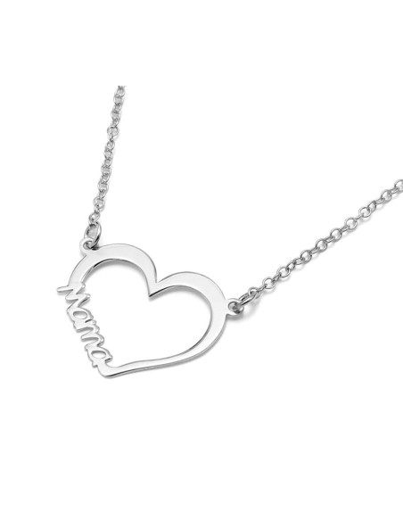 Colgante Mamá Corazón en Plata