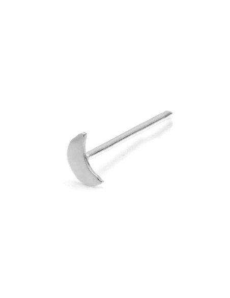 Piercing Nariz Forma Luna en Plata Primera Ley