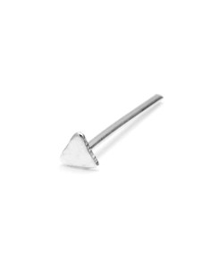 Piercing Nariz Forma Triángulo en Plata Primera Ley