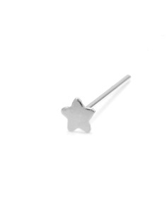 Piercing Nariz Forma Estrella en Plata Primera Ley