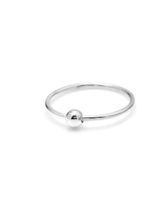Piercing Nariz Aro Bola Pequeña Plata Primera Ley