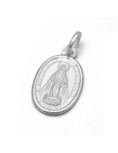 Medalla Virgen Milagrosa Plata de Ley