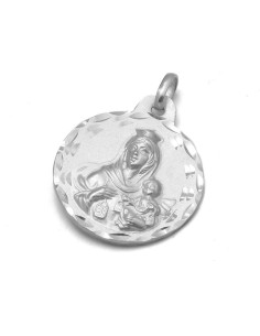 Medalla Escapulario Plata de Ley 2