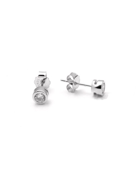 Pendientes Chatón en Plata