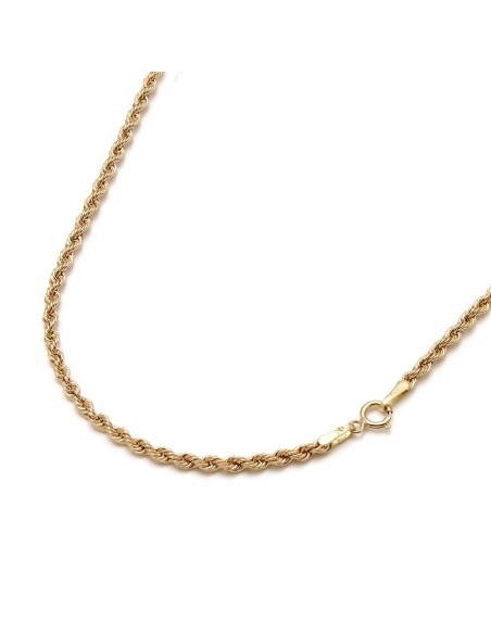 Cordón Salomónico de Oro 18k, Grosor 2,1 mm