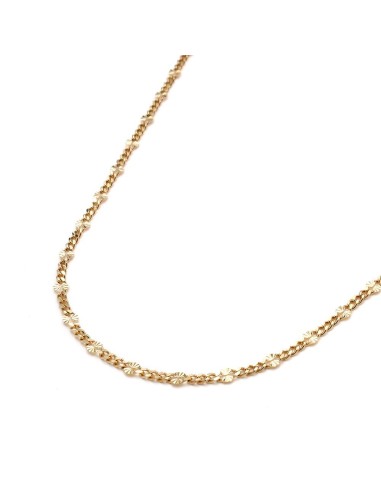 Cadena Barbada con Adorno de Oro 18k, Grosor 2,1 mm