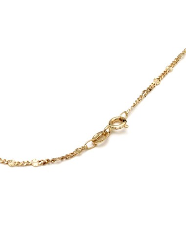 Cadena Barbada con Adorno de Oro 18k, Grosor 2,1 mm