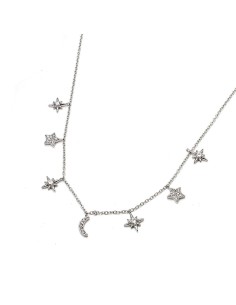 Colgante Estrellas y Luna