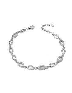 Pulsera Ojival Circonitas Plata De Ley