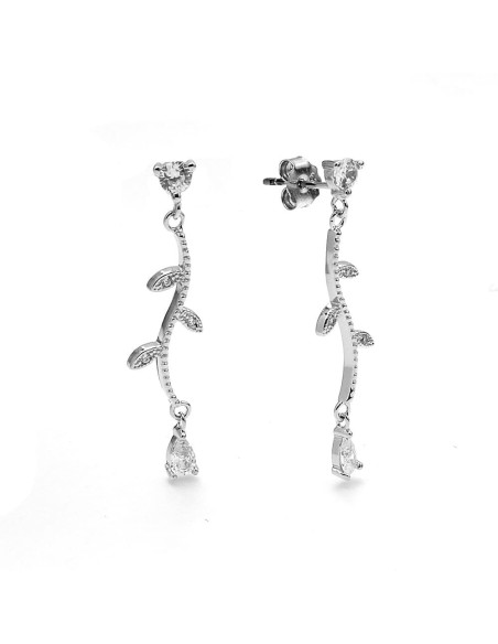 Pendientes Primavera Plata De Primera Ley