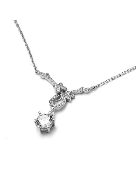 Conjunto  Vuelo Mariposa Circonitas Plata De Ley