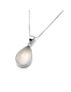 Colgante Gota Piedra de Luna Plata De Ley