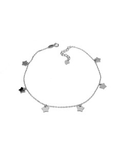 Tobillera Estrellas, Plata de Ley